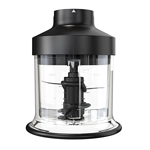 Ninja XSKKITCHPR Foodi Power Chopper 3-Cup Food Processor Bowl, for Ninja Power Mixer System (CI100 Series), Black