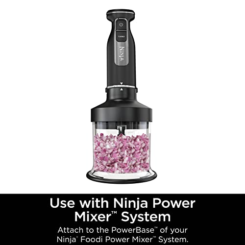 Ninja XSKKITCHPR Foodi Power Chopper 3-Cup Food Processor Bowl, for Ninja Power Mixer System (CI100 Series), Black