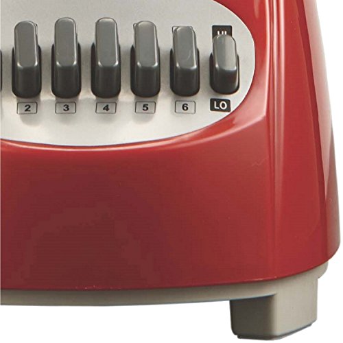 Brentwood JB-220R 12-Speed + Pulse Blender, Red