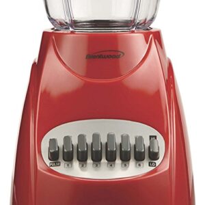 Brentwood JB-220R 12-Speed + Pulse Blender, Red