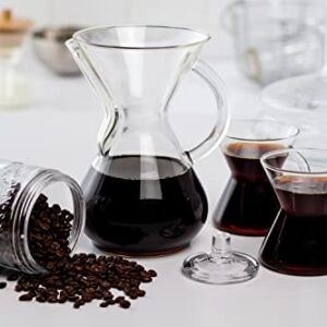 Chemex Pour-Over Glass Coffeemaker - Glass Handle Series - 6-Cup - Exclusive Packaging