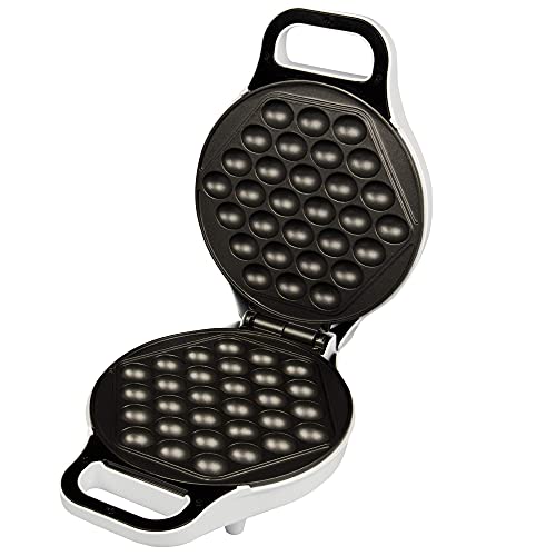MasterChef Bubble Waffle Maker- Electric Non stick Hong Kong Egg Waffler Iron Griddle w FREE Recipe Guide- Ready in under 5 Minutes