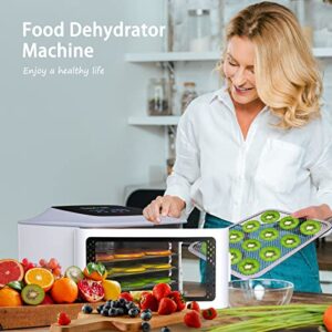 Septree Food Dehydrator 4 Stainless Steel Trays Food Dryer Machine with Digital Timer, Temperature Control and Safety Over Heat Protection for Jerky Herbs Fruit Veggies Snacks