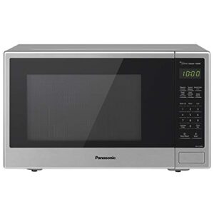 panasonic nn-su696s microwave oven, 1.3 cft, stainless steel/silver