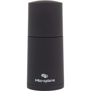 microplane manual spice mill – cinnamon grinder and nutmeg grater (black)