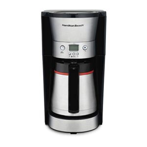 hamilton beach (46899a programmable 10-cup thermal coffee maker, stainless steel