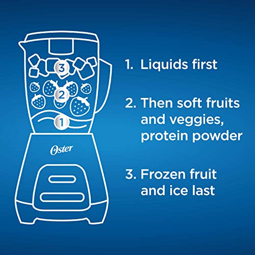 Oster Touchscreen Blender, 6-Speed, 6-Cup, Auto-program -for Smoothie, Salsa, 800W, Multi-Function blender, 2143023