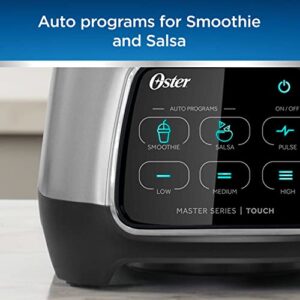 Oster Touchscreen Blender, 6-Speed, 6-Cup, Auto-program -for Smoothie, Salsa, 800W, Multi-Function blender, 2143023