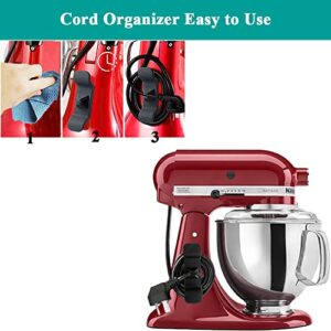 Mixer Slider Mat with 2 Cord Organizers for Stand Mixer, Kitchen Aid Mixers Accessories and Attachments, Mixer Mover Sliding Mat Pad for Countertop Appliances