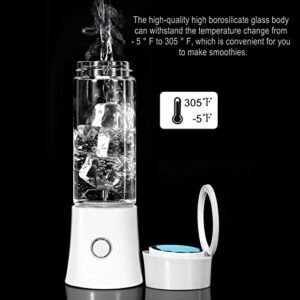 Portable Blender, Fresh Juice Blender Bottles Upgrading 480ML 6 Blades, Blender for Shakes and Smoothies