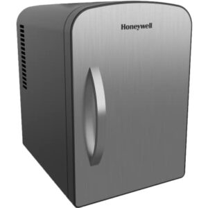 Honeywell 4 Liter Personal Fridge Cools Or Heats & Provides Compact Storage For Skincare, Snacks, Or 6 12oz Cans