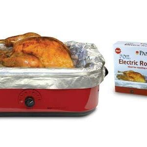 Pansaver Foil Electric Roaster Liners, 3 Box Bundle (6 Liners for Roasters). Fits 16, 18 and 22 Quart Roasters. Best Liners for Roasting Whole Meats.