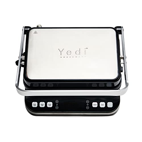 Yedi Total Package 6-in-1 Digital Indoor Grill, Waffle Maker, Panini Press, Griddle, with Deluxe Accessory Kit