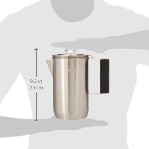 Stanley 10-01876-010 The Cool-Grip Camp Percolator Stainless Steel 1.1QT / 1.0L