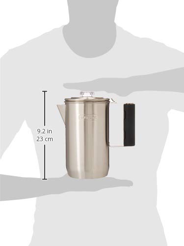 Stanley 10-01876-010 The Cool-Grip Camp Percolator Stainless Steel 1.1QT / 1.0L