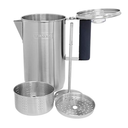 Stanley 10-01876-010 The Cool-Grip Camp Percolator Stainless Steel 1.1QT / 1.0L