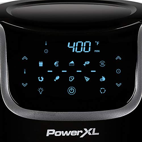PowerXL 10 QT Vortex Air Fryer Pro Oven, Digital Slate