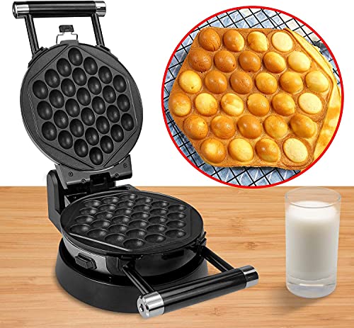 Health and Home 3-in-1 Waffle Maker, Omelet Maker, Egg Waffle Maker, 3 Removable Nonstick Baking Plates, Upgraded 360 Rotating Belgian Waffle Maker