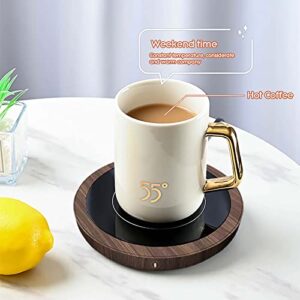 Mug Warmer, Coffee Mug Warmer for Desk, Cup Warmer with 3 Temperature Setting for Coffee, Milk, Tea, Chocolate, Beverage