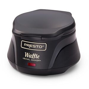 Presto 03500 Belgian Waffle Bowl Maker,Black, 9.3 x 8.25 x 5.25 inches