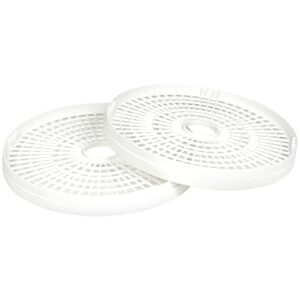 cosori food dehydrator machine trays, bpa-free plastic dryer trays for fruit, meat, beef jerky, herb, vegetable, cfd-tr051-wus, 2pack