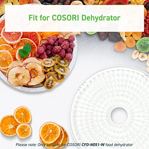 COSORI Food Dehydrator Machine Trays, BPA-Free Plastic Dryer Trays for Fruit, Meat, Beef jerky, Herb, Vegetable, CFD-TR051-WUS, 2Pack