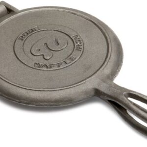 Rome Industries Old Fashioned Waffle Cast Iron, Black