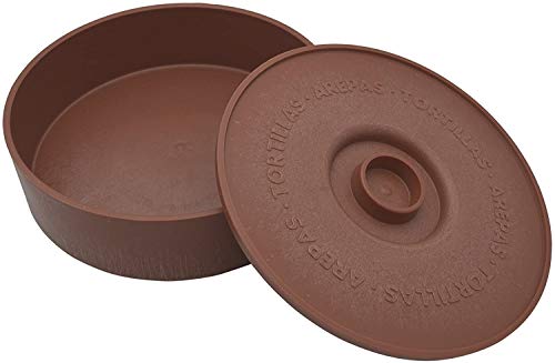 IMUSA USA Terracota Tortilla Warmer, 1 Pack, Brown