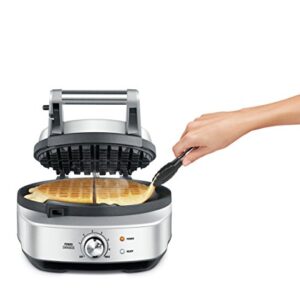 Breville BWM520XL No-Mess Waffle Maker, Brushed Stainless Steel