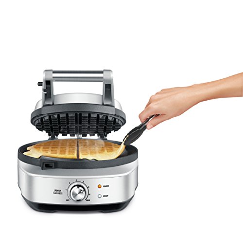 Breville BWM520XL No-Mess Waffle Maker, Brushed Stainless Steel