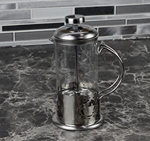 French Press Single Serving Coffee Maker, Small Affordable Coffee Brewer with Highest Filtration, 1 Cup Capacity (12 fl oz/0.35 liter)