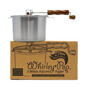 original whirley-pop popcorn popper – nylon gear – silver