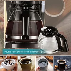 Gevi 5 Cups Small Coffee Maker, Compact Coffee Machine with Reusable Filter, Warming Plate and Coffee Pot for Home and Office