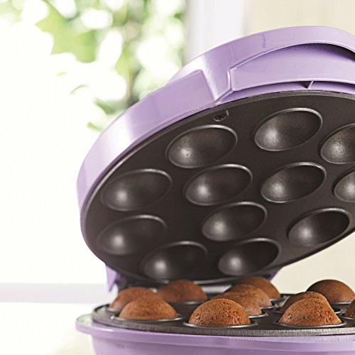 Brentwood Cake Pop Maker Non-Stick, 12, Purple