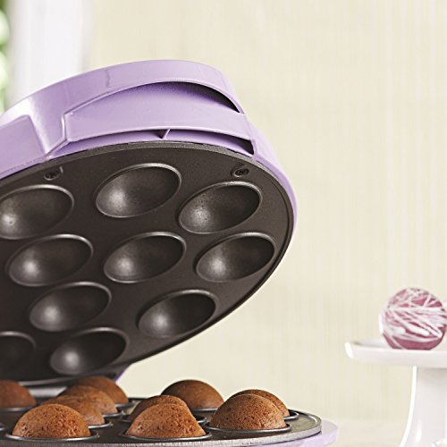 Brentwood Cake Pop Maker Non-Stick, 12, Purple