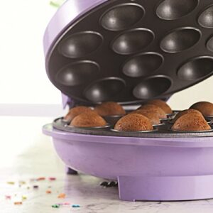 Brentwood Cake Pop Maker Non-Stick, 12, Purple