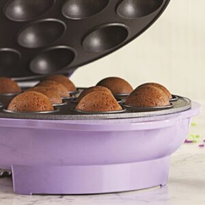 Brentwood Cake Pop Maker Non-Stick, 12, Purple