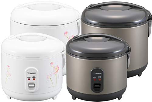 Zojirushi NS-RPC10HM Rice Cooker and Warmer, 5.5-Cup (Uncooked), Metallic Gray