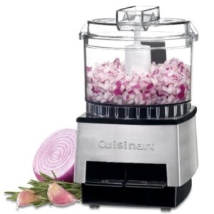 Cuisinart DLC-1SSFR Mini-Prep Processor, Brushed Metal (Renewed)