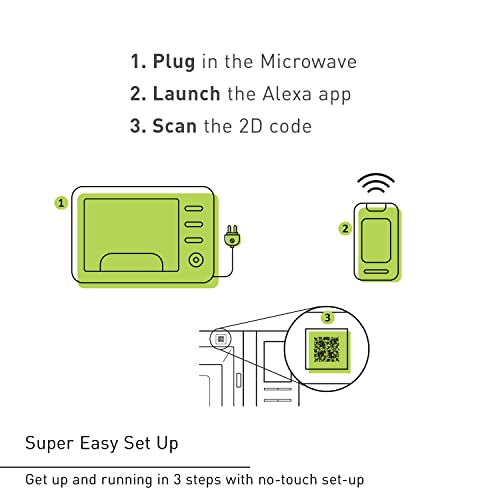 Panasonic NN-SV79MS 1.4 cu.ft Smart Inverter Works with Alexa Countertop Microwave Oven 1200Watt Power with Genius Sensor Cooking, Stainless Steel