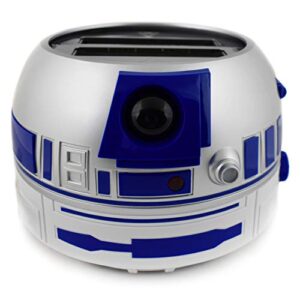 Uncanny Brands Star Wars R2D2 Deluxe Toaster - Lights-Up and Makes Sounds Like Artoo