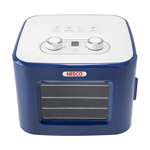 NESCO FD-41B Snackmaster Jr Food Dehydrator, 4 Trays, Blue