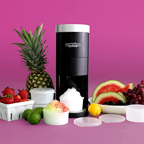 Hawaiian Shaved Ice S777 HomePro Shave Ice and Snow Cone Machine, Featuring Adjustable Blade for Fluffy Ice with 5 Round Block Ice Pucks, Make Kakigori, Bingsu, Margaritas, Create Snow Cones and Shave Ice from Home