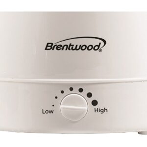 Brentwood Electric Kettle Hot Pot BPA Free, 32 oz, White