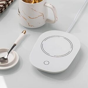 coffee mug warmer, cup warmer for desk automatic shut off, beverage warmers with touch screen switch for coffee, water, milk, tea