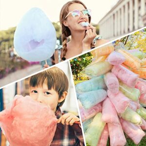 Juexica Sets Cotton Candy Mesh Clip Stabilizer Kit White Cotton Candy Machine Supplies Reusable Candy Making Accessories Compatible Cotton Candy Machine Candy Floss Maker Kitchen 4.25 x 0.5 inches