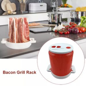 SPYKA Microwave Oven Bacon Cooker - As Seen On TV Easy To Use Bacon Can Cooker - Splatterproof & Mess-Free Design