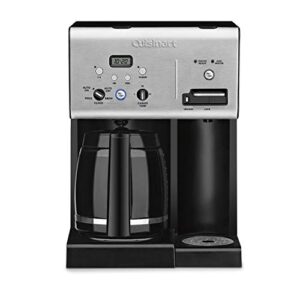cuisinart 12-cup programmable coffee maker 1 cubic ft, black/stainless (renewed)