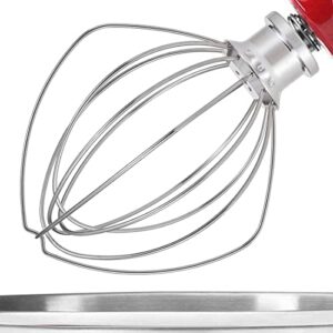 wire whip compatible with kitchenaid ksm150 artisan series stand mixer, stainless steel assecories attachment whisk for kitchen aid ksm150 tilt-head stand mixer.