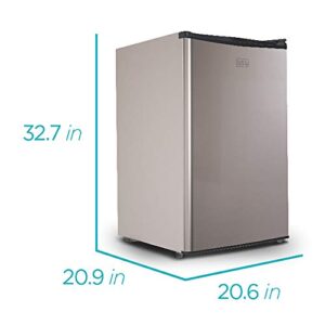 BLACK+DECKER BCRK43V Compact Refrigerator Energy Star Single Door Mini Fridge with Freezer, 4.3 Cubic Ft., VCM